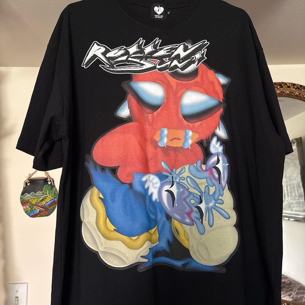 Rotten Sun Arthouse Crying Character Graphic Tee – XL Streetwear